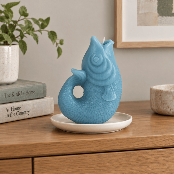 Tidepool Fish Candle - Blue - Distinctly Living