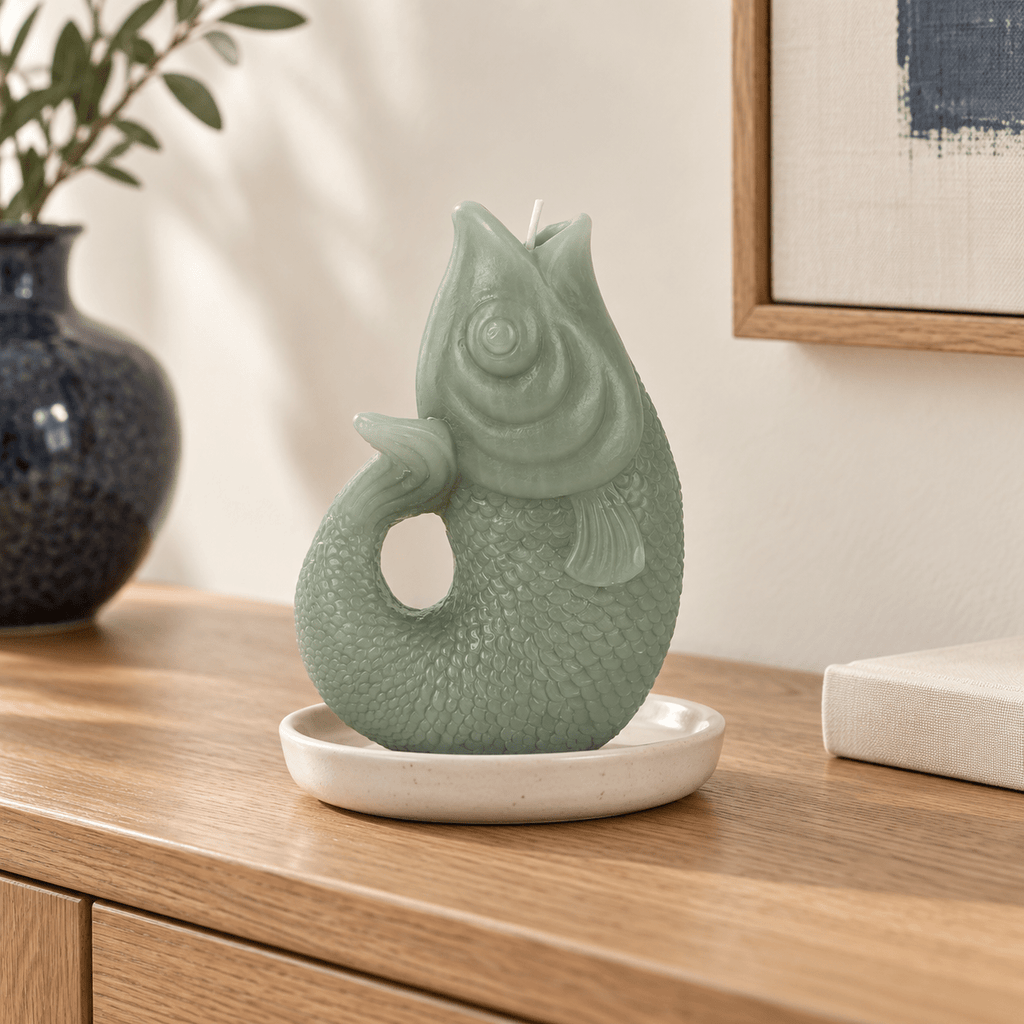 Tidepool Fish Candle - Sea Green - Distinctly Living