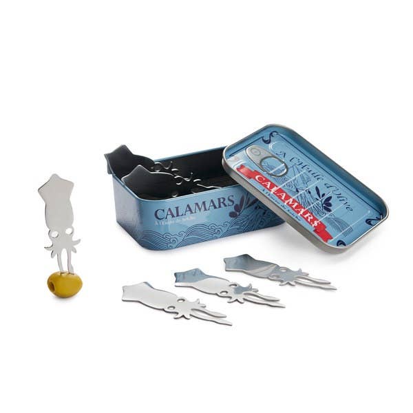 Tined Squid Cocktail Forks - Distinctly Living