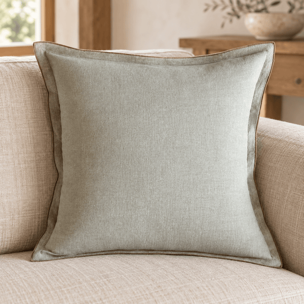 Tivoli Sage Linen Cushion - Distinctly Living