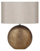 Torre Bronze Dot Textured Ceramic Table Lamp - Distinctly Living