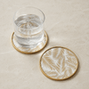 Trocial Leaf Round Coasters - Set of 4 - Distinctly Living
