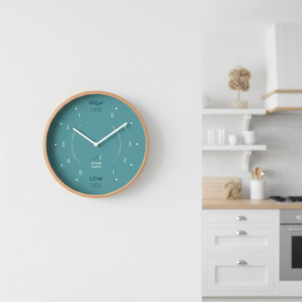 Turquoise Tide Clock - Distinctly Living