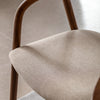 Upholstered Valencia Dining Chair - Set of 2 - Walnut or Oak - Distinctly Living