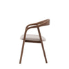 Upholstered Valencia Dining Chair - Set of 2 - Walnut or Oak - Distinctly Living