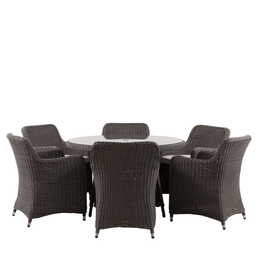 Valnerin Garden Dining Set - 6 Seater - Distinctly Living