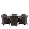 Valnerin Garden Dining Set - 6 Seater - Distinctly Living