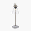 Varese Concrete, Chrome and Glass Table Lamp - Distinctly Living
