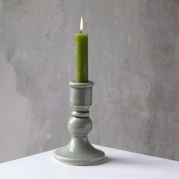 Vello Candle Stick - White, Green or Pink - Distinctly Living