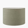 Verdi Gris Metal Table Lamp with Pistachio Linen Shade - Distinctly Living
