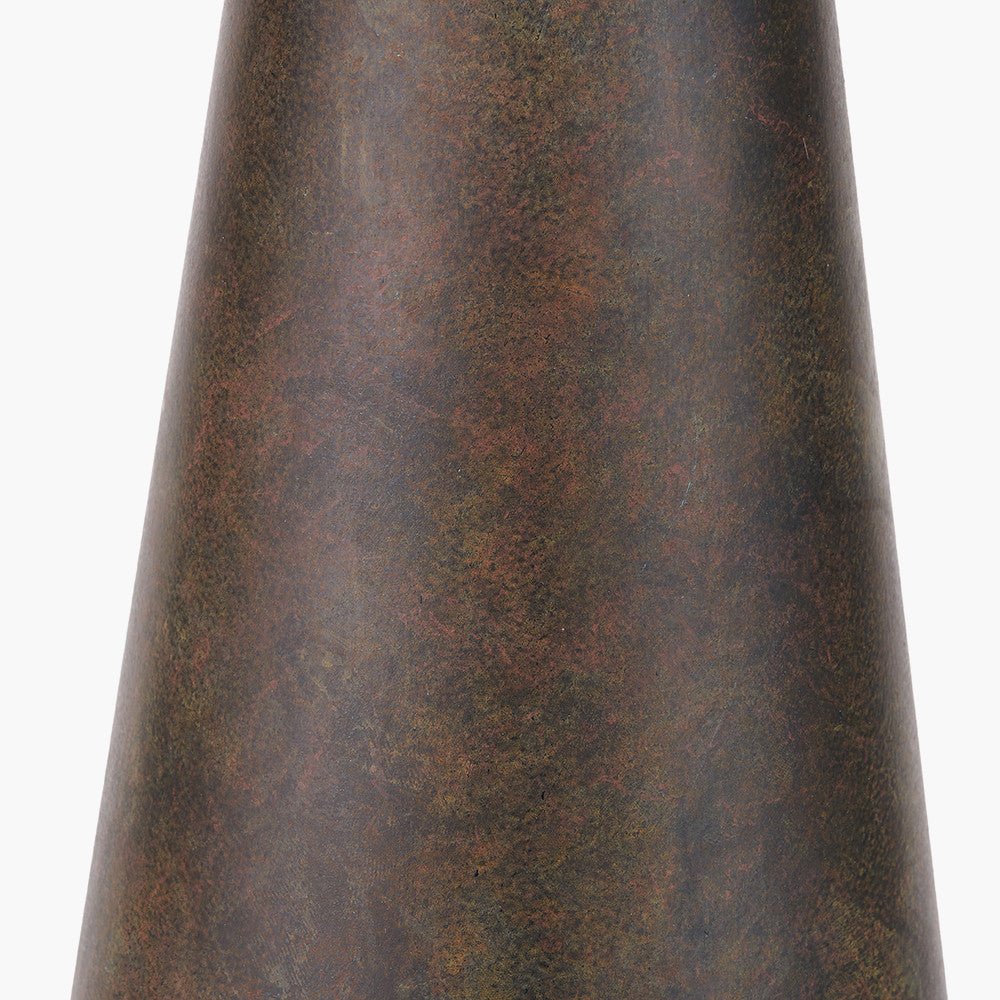 Verdi Gris Metal Table Lamp with Pistachio Linen Shade - Distinctly Living
