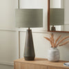 Verdi Gris Metal Table Lamp with Pistachio Linen Shade - Distinctly Living