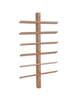 Vertical Oak Wine Rack - 12 Bottles - Distinctly Living