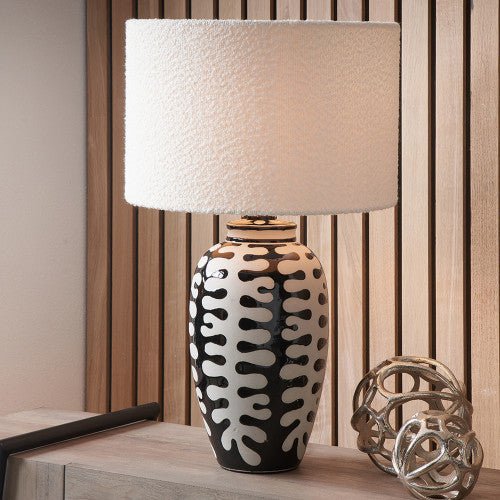 Vichy White Boucle Lamp Shade - Various Sizes - Distinctly Living