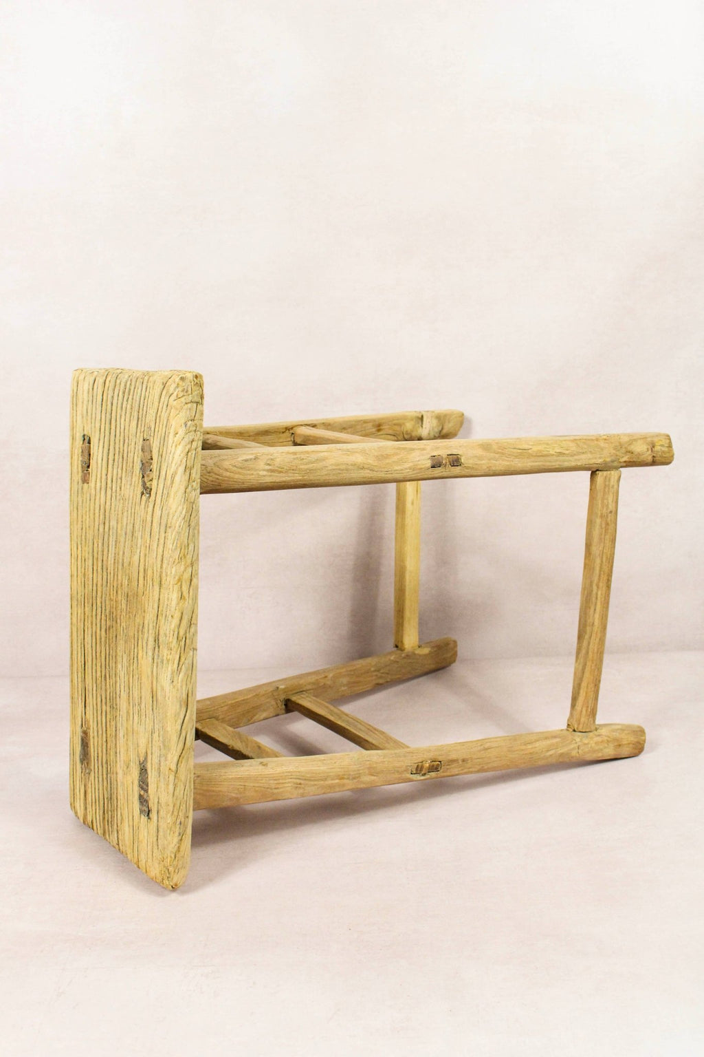 Vintage Rustic Stool - Elm - Distinctly Living
