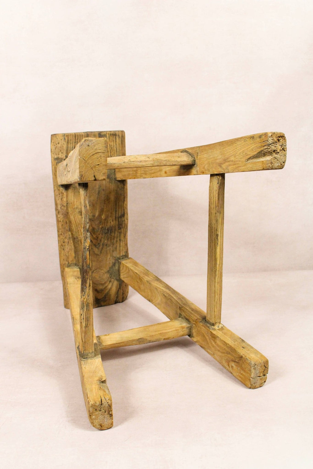 Vintage Rustic Stool - Elm - Distinctly Living