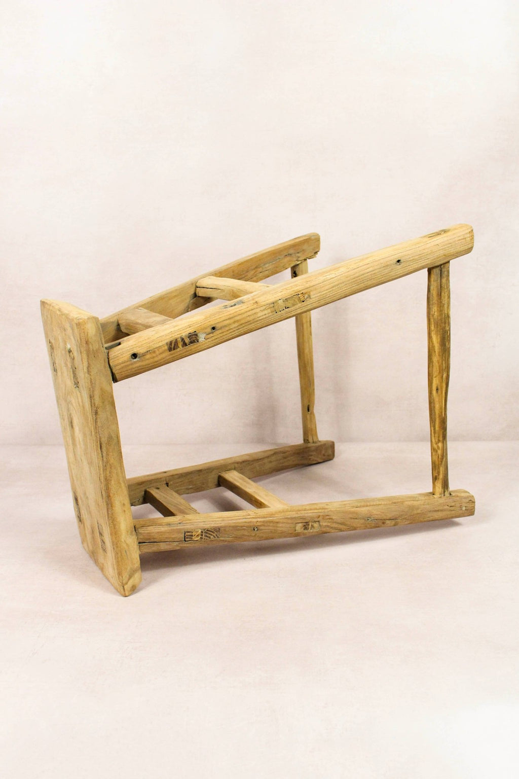Vintage Rustic Stool - Elm - Distinctly Living