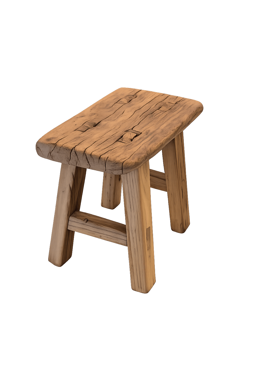 Vintage Rustic Stool - Small - Distinctly Living