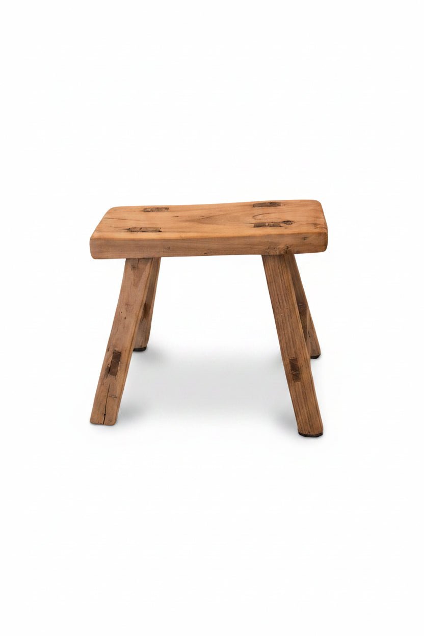 Vintage Rustic Stool - Small - Distinctly Living