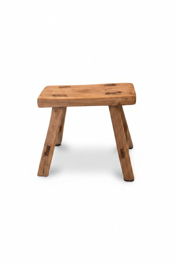 Vintage Rustic Stool - Small - Distinctly Living
