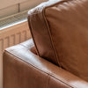 Vintage Style Leather Sofa - Three Seater - Distinctly Living