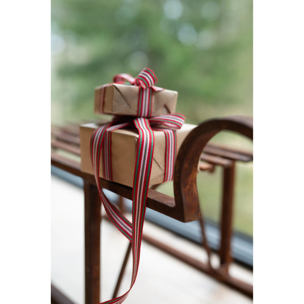 Vintage Style Metal Sleigh - Distinctly Living
