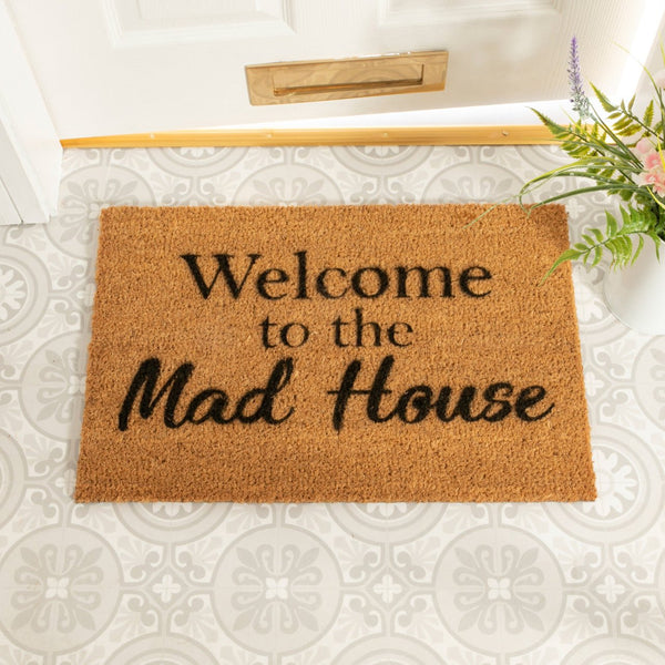 Welcome To The Mad House Doormat - Distinctly Living