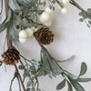 White Berry Stem With Leaves - Distinctly Living