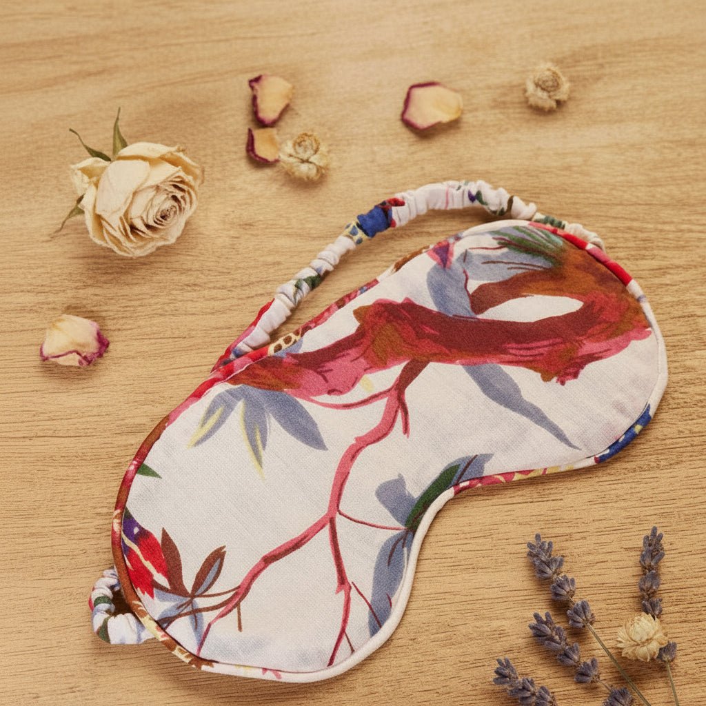 White Bird Of Paradise Eye Mask - Distinctly Living