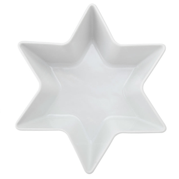 White Porcelain Star Bowl - Small or Large - Distinctly Living
