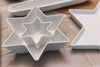 White Porcelain Star Bowl - Small or Large - Distinctly Living