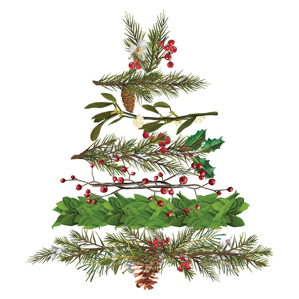 Winter Sprigs Christmas Paper Napkins - Pack of 20 - Distinctly Living