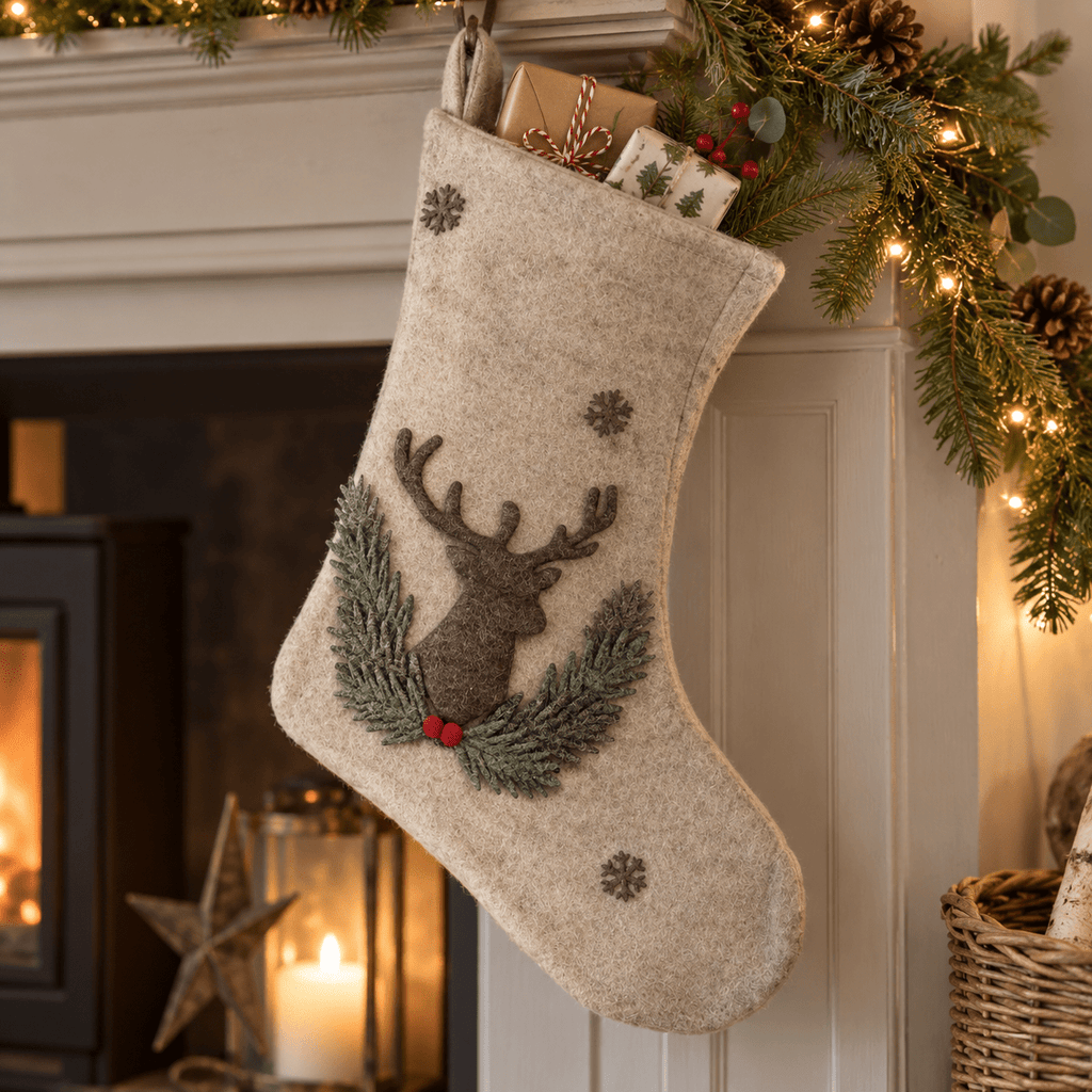 Winterhart Reindeer Christmas Stocking - Distinctly Living