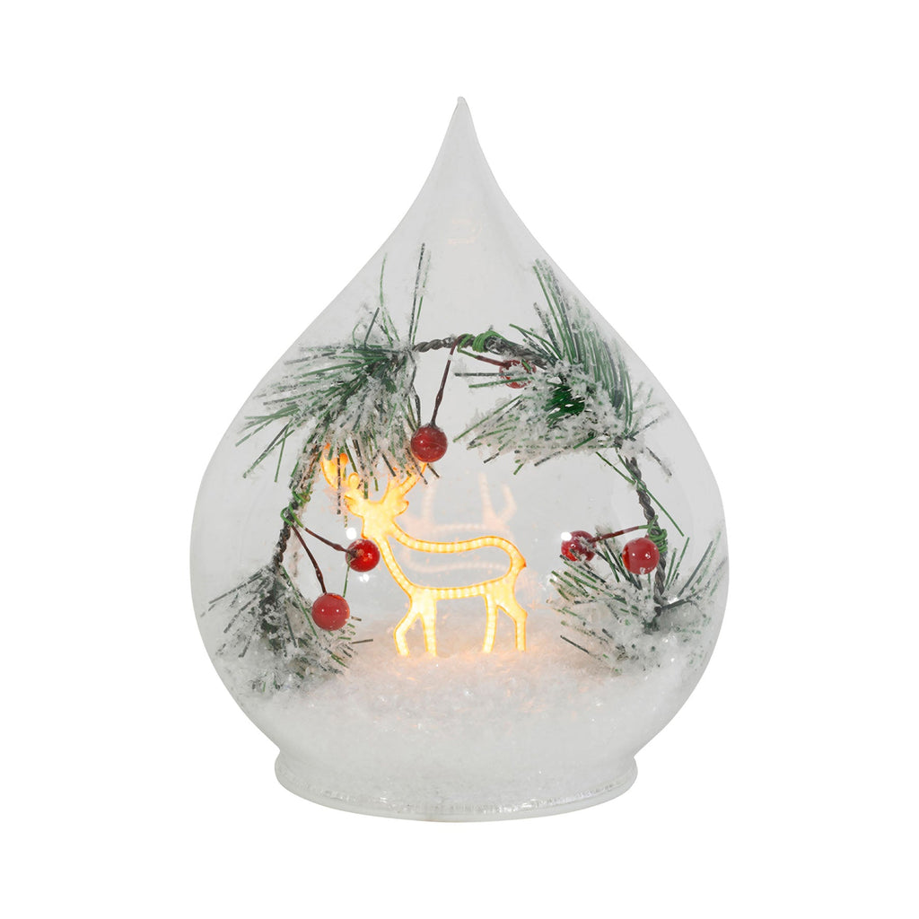 Winterwood Glass Deer Light - Small 14cm - Distinctly Living
