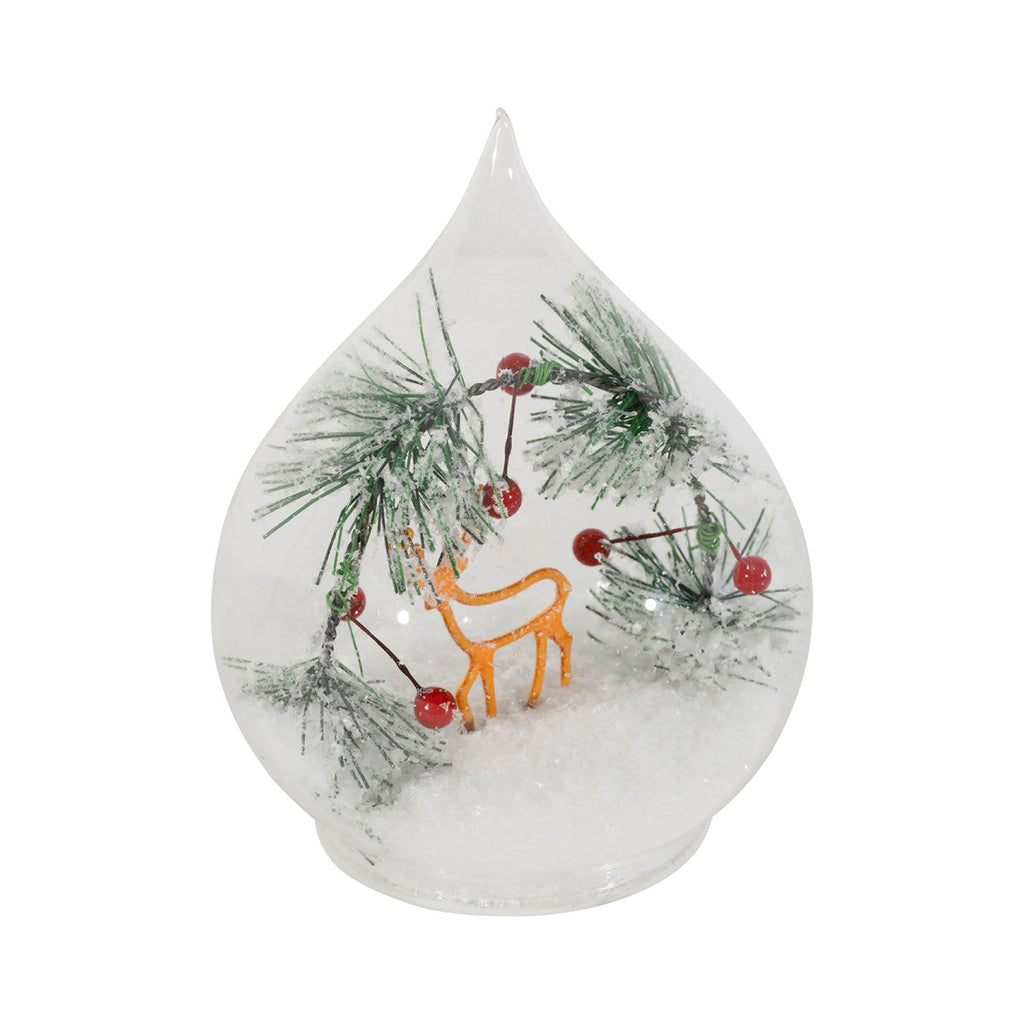 Winterwood Glass Deer Light - Small 14cm - Distinctly Living