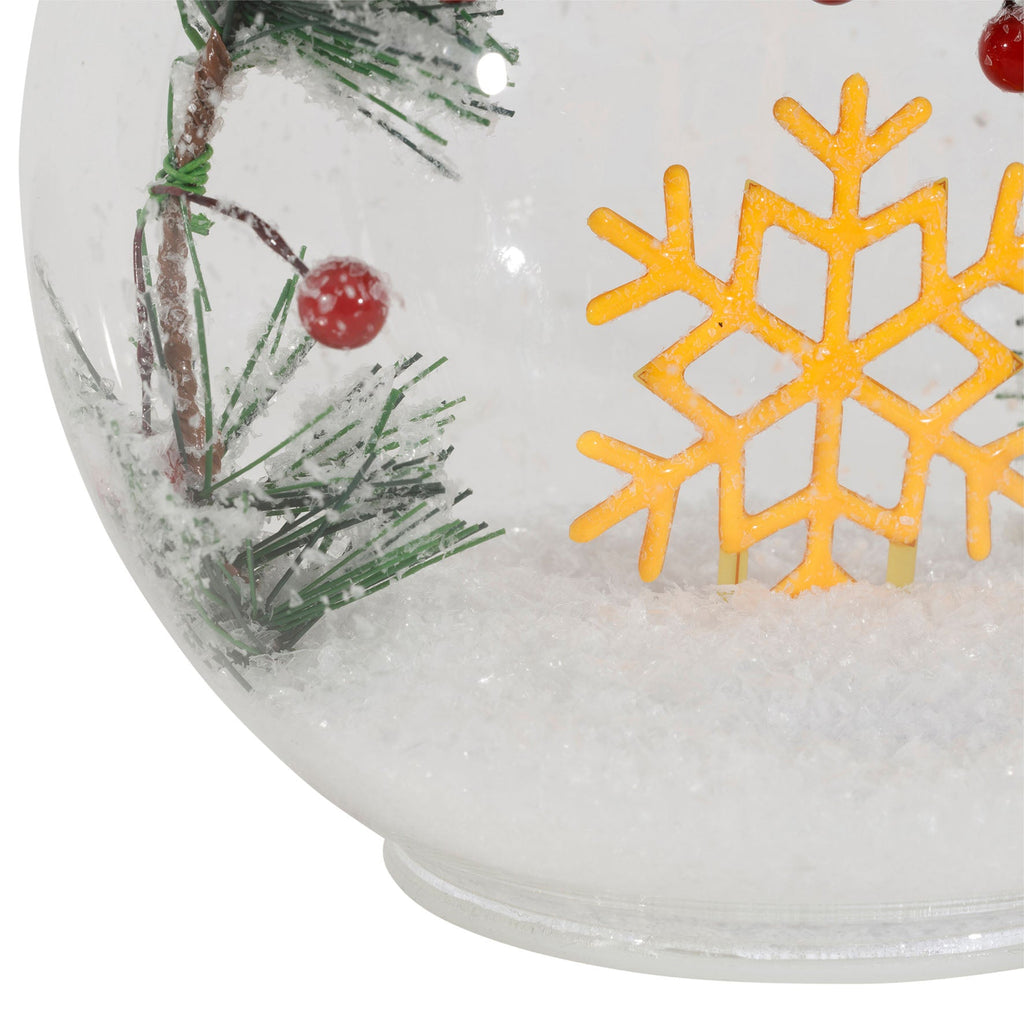 Winterwood Glass Snowflake Light - 14cm - Distinctly Living