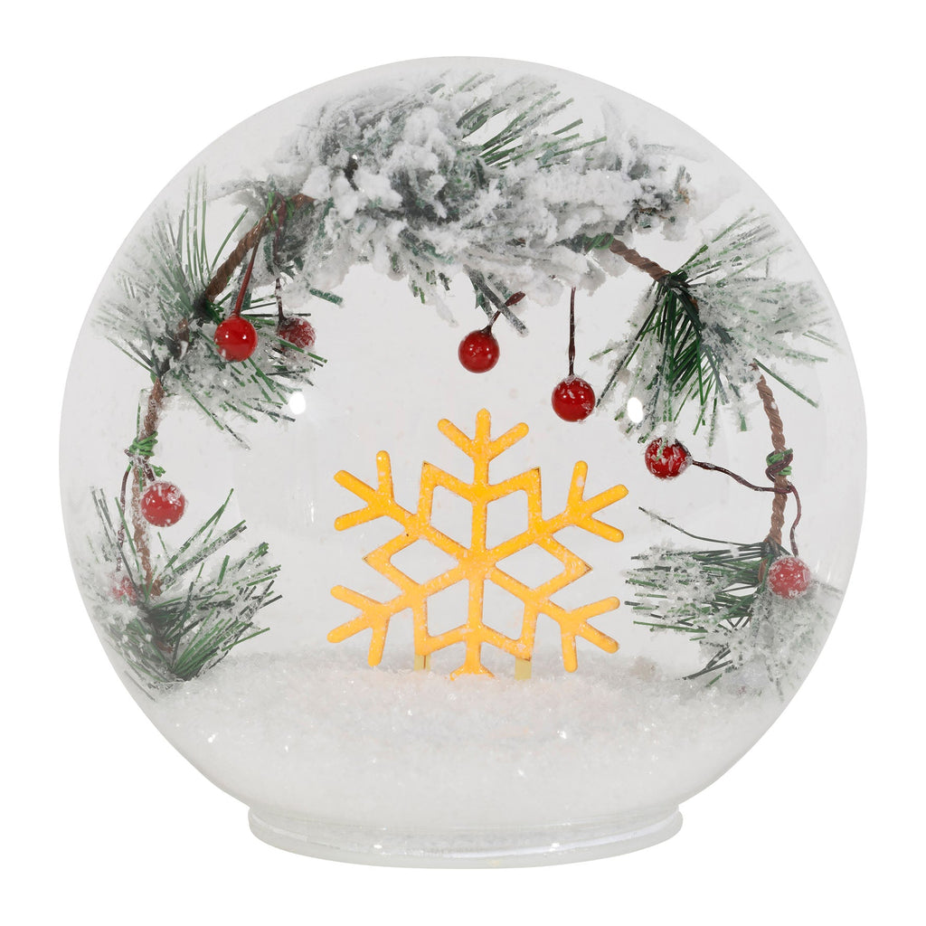 Winterwood Glass Snowflake Light - 14cm - Distinctly Living