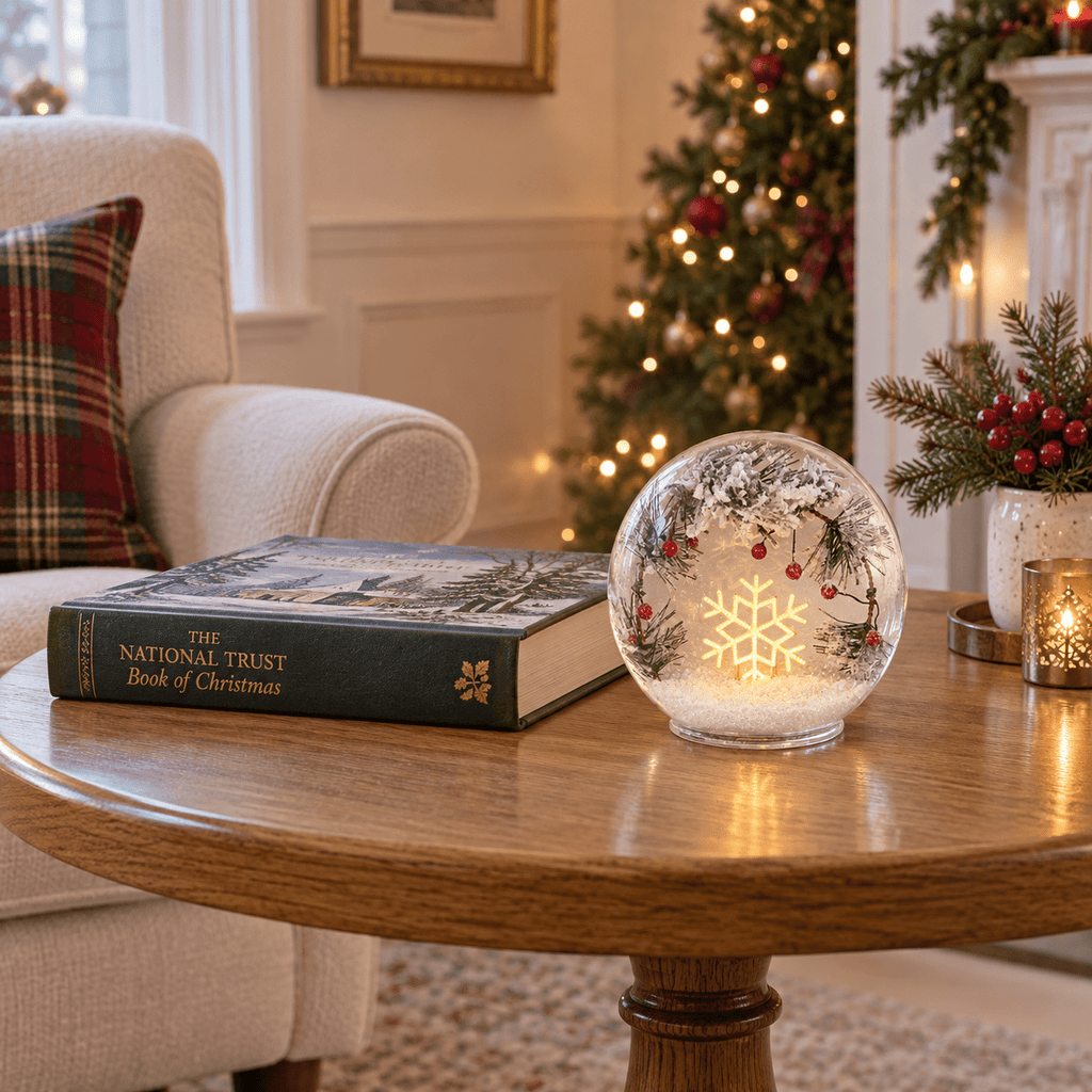 Winterwood Glass Snowflake Light - 14cm - Distinctly Living