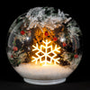 Winterwood Glass Snowflake Light - 14cm - Distinctly Living