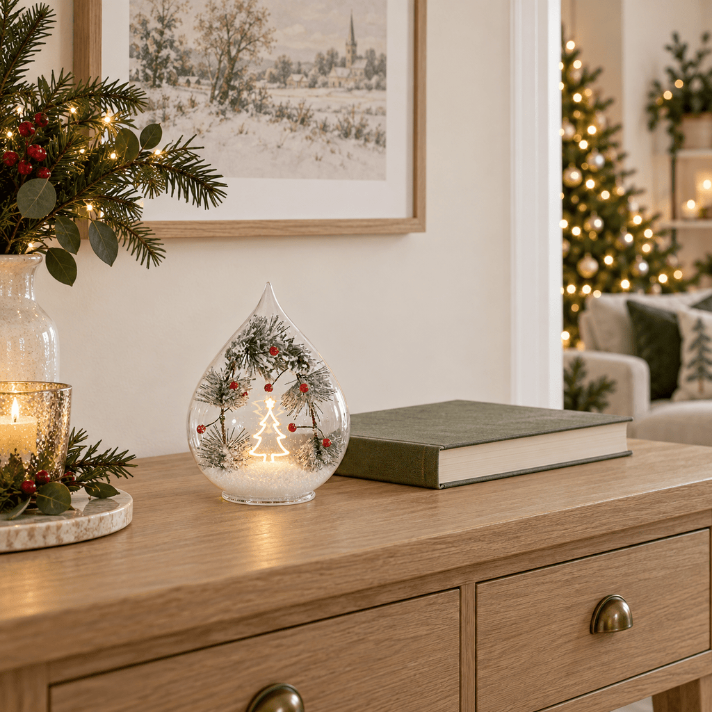 Winterwood Glass Tree Light - 18cm - Distinctly Living