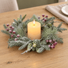 Winterwood Snowy Berry Candle Ring - Distinctly Living