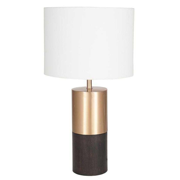 Wood & Copper Lamp - Distinctly Living
