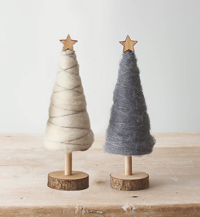 Wooden and Wool Trees - Distinctly Living
