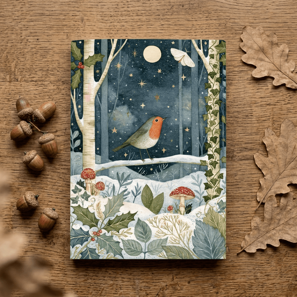 Woodland Robin - Notebook - Distinctly Living