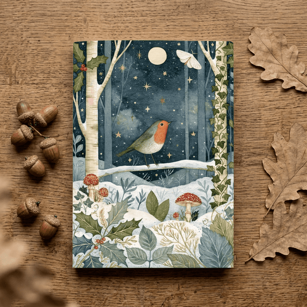 Woodland Robin - Notebook - Distinctly Living