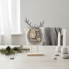 Woolly Sparkle Reindeer On Stand - Distinctly Living