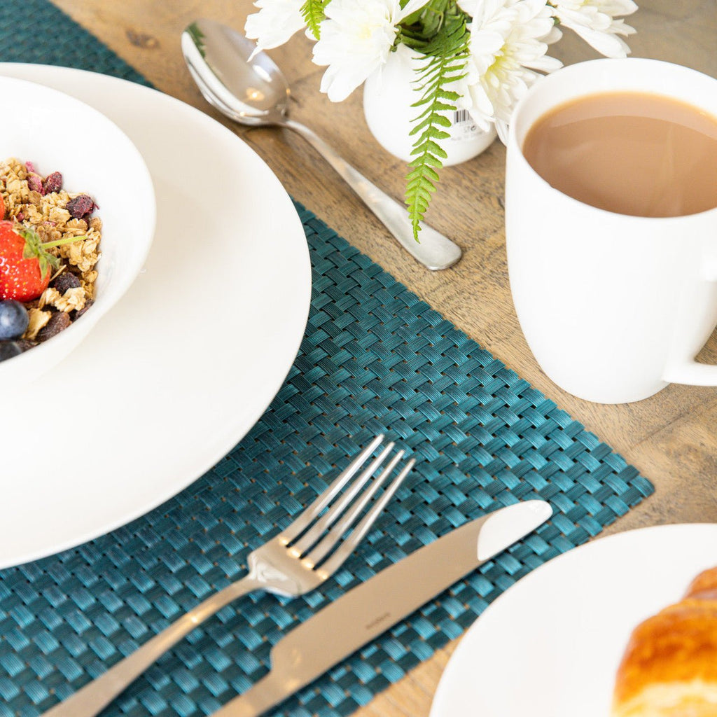 Woven Turquoise Weave Placemat - Distinctly Living