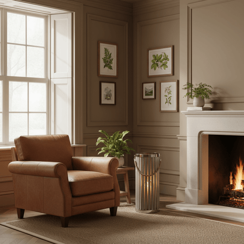 XL August Lantern - Grey Wash or Natural - Distinctly Living