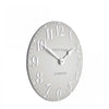 12" Arabic Wall Clock Dove Grey - Distinctly Living 