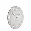 12" Arabic Wall Clock Dove Grey - Distinctly Living